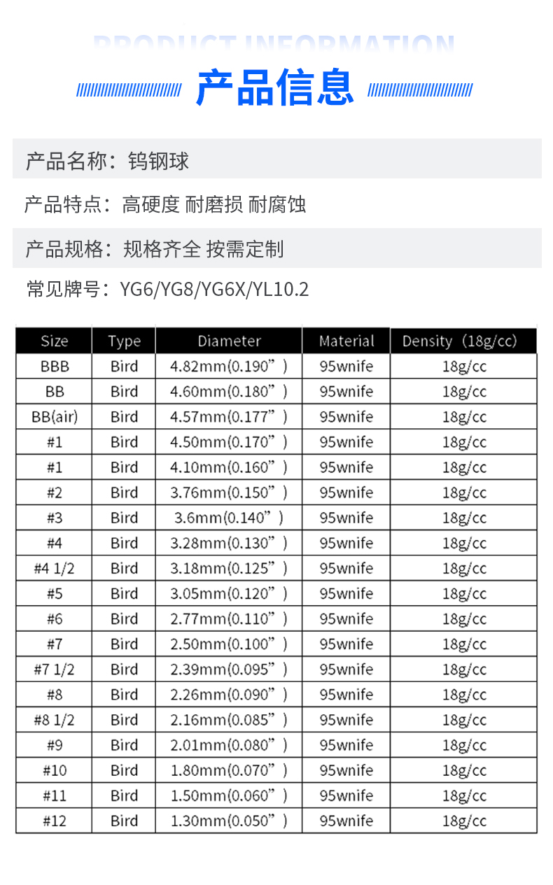 硬質(zhì)合金球